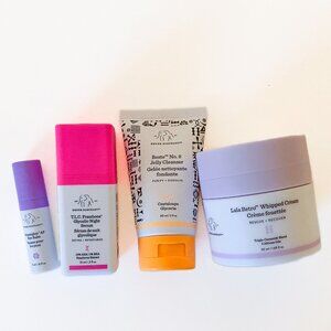 Drunk Elephant Bundle w/ Full Size Lala Retro, Midi TLC Framboos, Beste Cleanser
